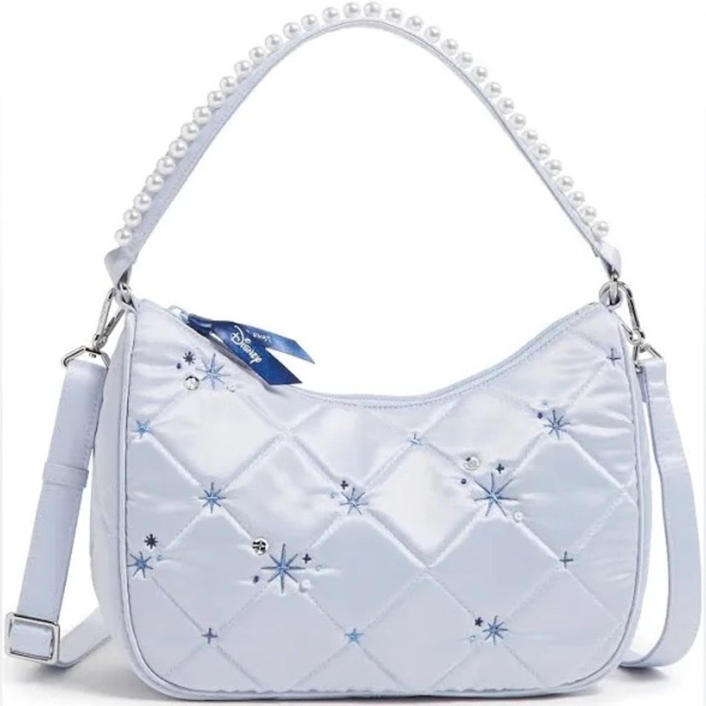 Vera Bradley Disney Frannie Crossbody Bag in Cinderella Paisley, NWT.